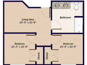 Oak-Ivy Semi Floorplan